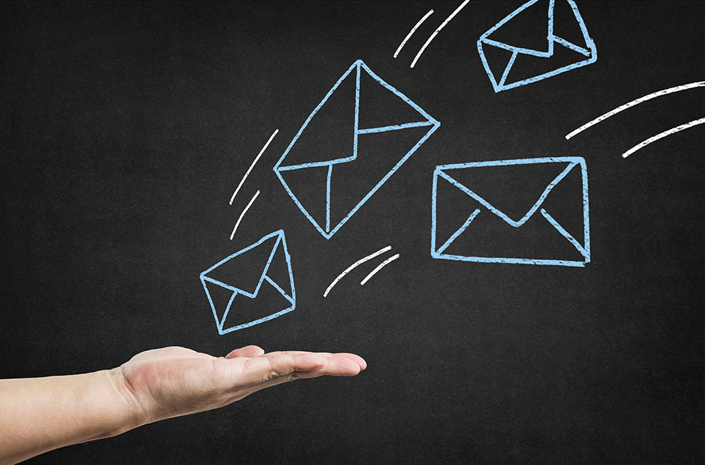 Visualisierung E-Mail-Versand